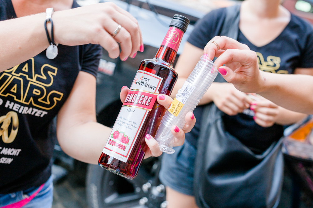 Krasses JGA-Fotoshooting an den Landungsbrücken